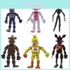 Bezpečný PVC materiál 6ks Fnaf Five Nights At Freddy's Miniaturní sada hraček