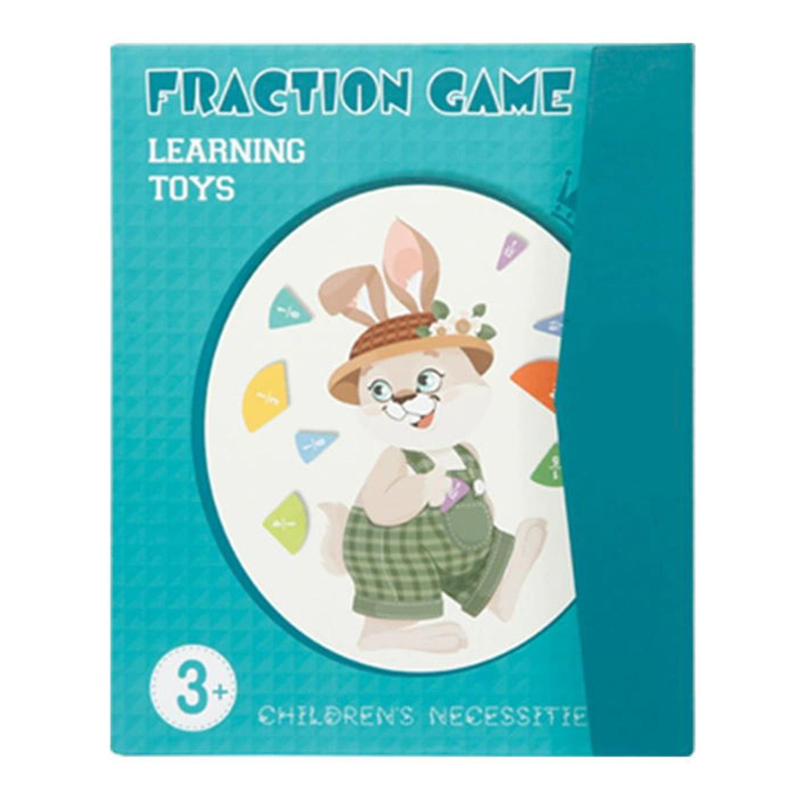 Magnetic Fraction Educational Puzzle W/ Fraction Tiles&Circles Fraction Puzzle Fraction Learning Math To Y for Elementary School