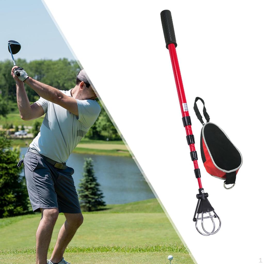 Golf Ball Retriever Picker Accessories Telescopic Golfers Gifts Professional Training Equipment
