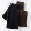 Women's High-Waisted Woolen Straight-Leg Pants - New 2025 Autumn/Winter Style with Good Drape, Brushed Lining, and Thickened Material.