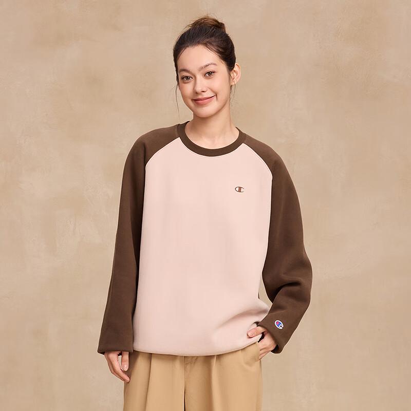 Champion Couple s Raglan Sleeve Fleece Sweatshirt S