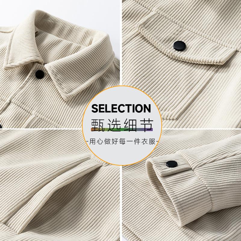 Spring and Autumn New Men's Tops, American Ruffians, Handsome Trends, Casual and Versatile Loose Cargo Jackets, Men's Jackets