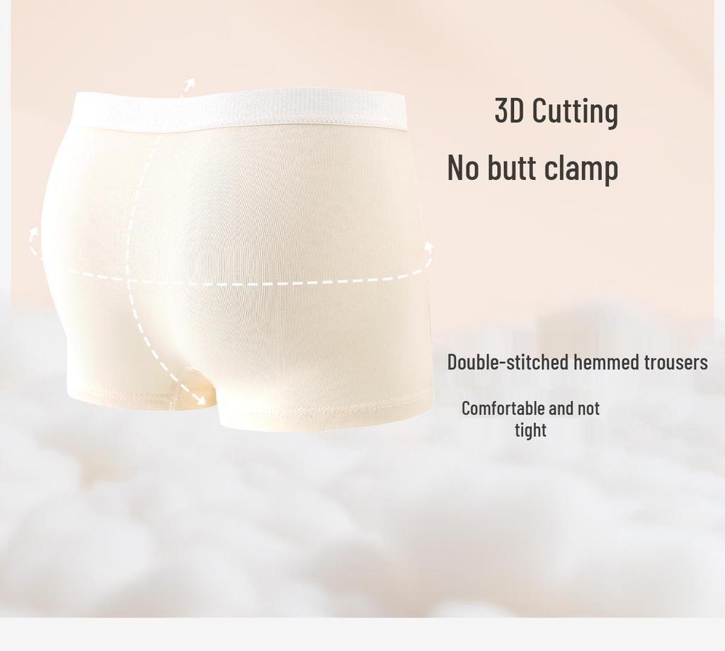 Girls' Pure Cotton Boxer Briefs - Class A, No-Pinch Design, Soft Cotton Crotch for Students and Toddlers