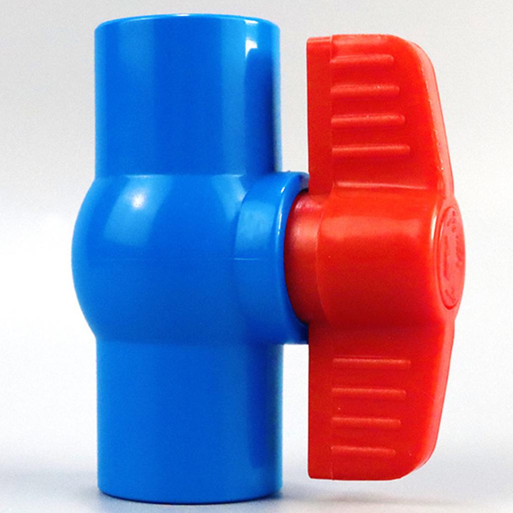 PVC Ball Valve for Water Pipe Threaded Joint Plastic Material Suitable for Household Plumbing