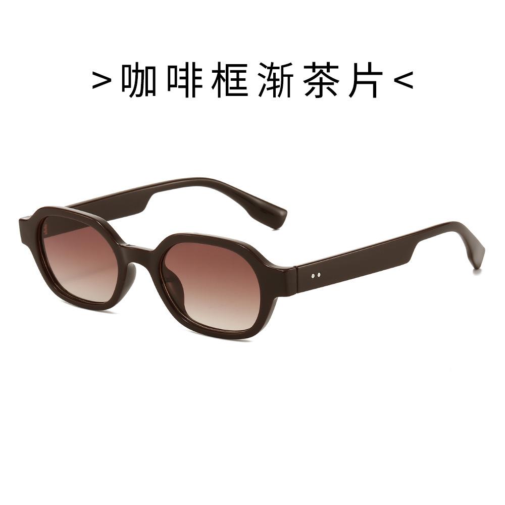 European and American Niche Trendy Brand Multilateral Square Fashion Men's Sunglasses Travel Light Luxury Women's Sunglasses