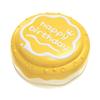 Interactive Indoor Dog Birthday Gift Ball Toy Funny Squeaky Chew Toy Cartoon Cute Birthday Cake Shape Daily Use TPR Pet Bag