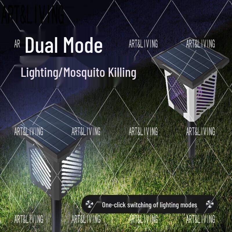 ART&LIVING Solar Outdoor Mosquito Killer Lamp