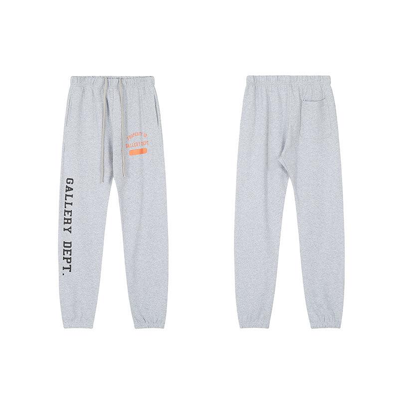 GALLERY DEPT Bluza Unisex z Kapturem Bawełniana z Plamami Farby Graffiti - Jesienna Luźna