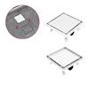 Day and Night - Day and Night Shower Drain Cover Stainless Steel Floor Insert. 23x23cm