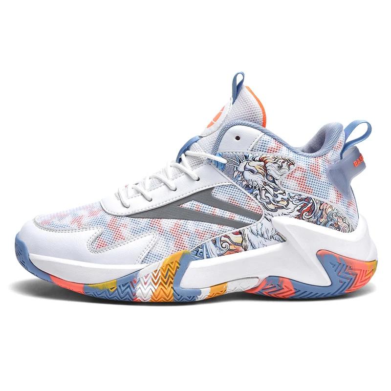 Мужские баскетбольные кроссовки для тренировок на спортивной площадке — фото 8