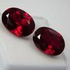 14.20 Ct Natural CERTIFIED Ruby Red Oval Cut Rare Loose Gemstone Pair A-1277456869