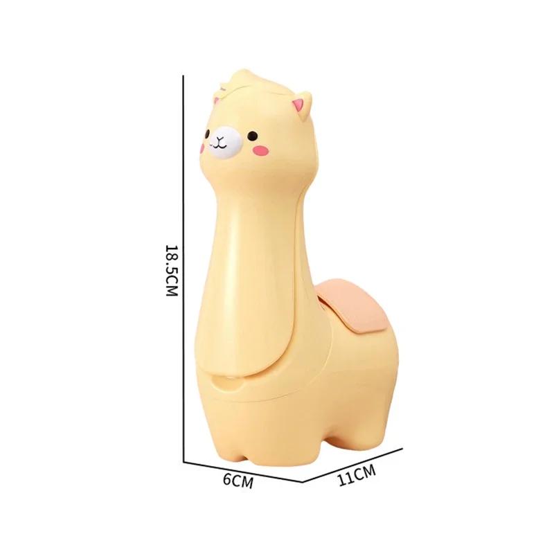 

Foldable Alpaca Pen Holder Lamp USB Rechargeable Cute Night Light Mini Desk Light for Kids Students Reading Creative Lighting жёлтый