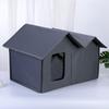 Waterproof Outdoor Cat House: Foldable, Removable, Washable, and Warm 4-Season Pet Villa Tent for Cats and Dogs.