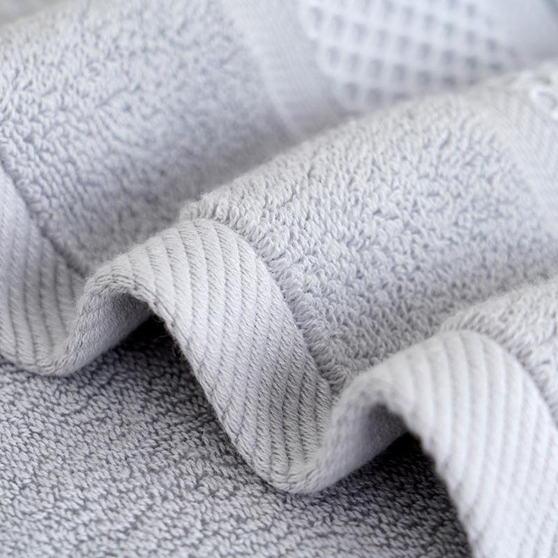 Towel bath towel set towel combination cotton soft absorbent pure cotton wash face wipe hands bath dry hair adult men and women thickened