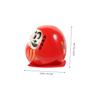 TOYMYTOY Set of 2 Daruma Egg Daruma Fortune Ceramic Ornament Chart Mini Sera