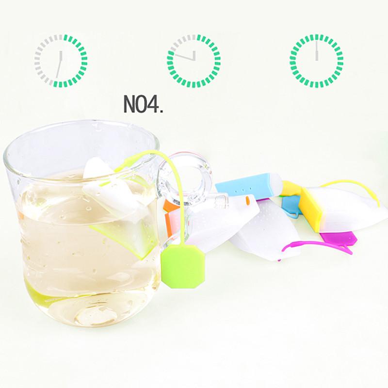 Grade Silicone Tea Strainer Bags Coffee Loose Tea Leaves Infusers KTY