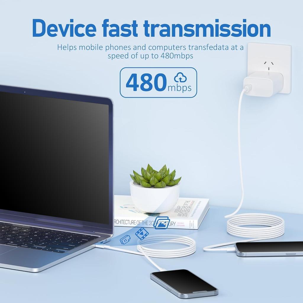 MFi LAIHONEN 1pc 2pcs Type C To Lightning Cable Fast Charging Suitable for 13 Charger USB Type C Suitable