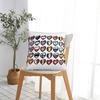 Eurovision Song Contest Flags Hearts Esc Ebu Eurofans Pillow Cases Music Cushion Cover Zipper Decor Pillowcase For Home 40X40Cm