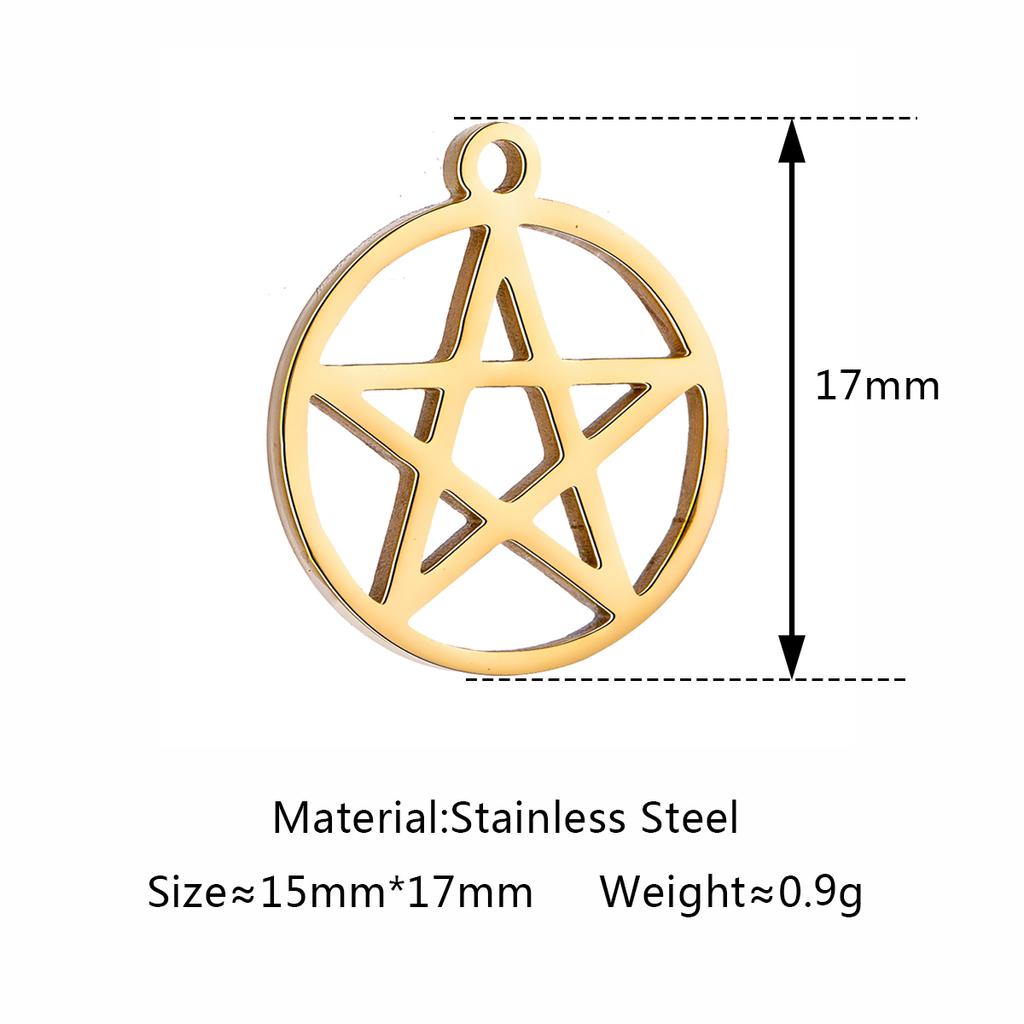 5Pcs/Lot Hollow Halloween Theme Charms Stainless Steel Skull/Pumpkin/Vampire Bat/Witch/Spider/Ghost Pendants For Jewelry Makings