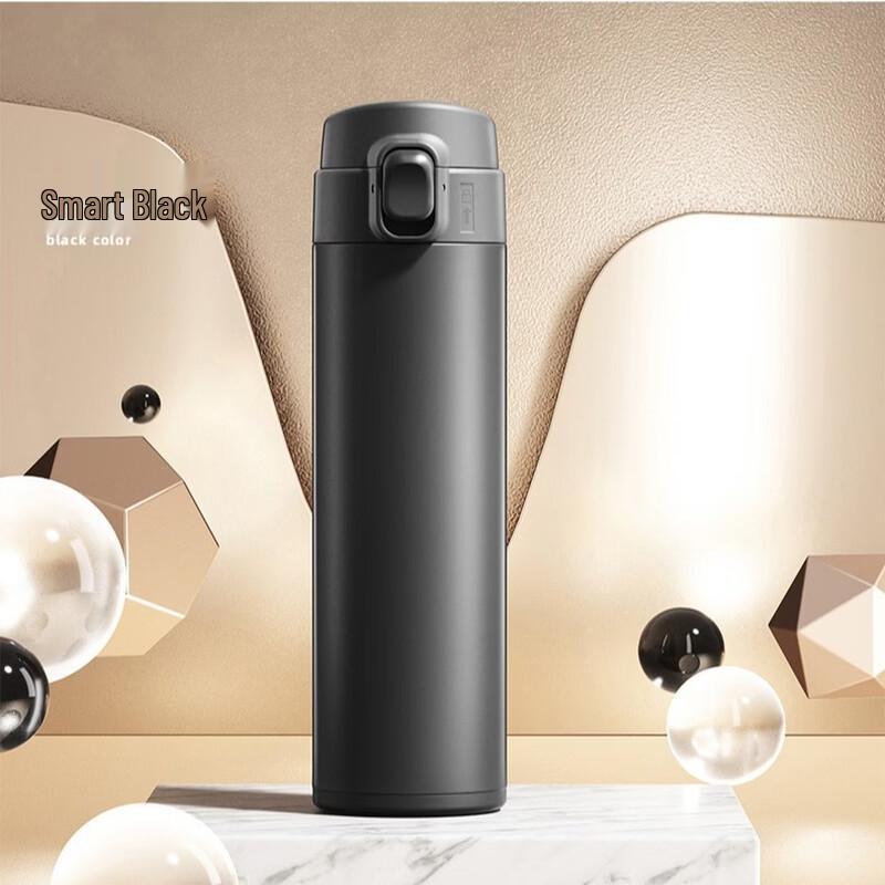 Shangqi Stainless Steel Pop-Up Lid Insulated Mug Set