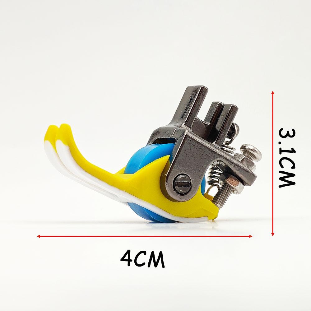 Narrow Roller Presser Foot For Universal Industrial Single Needle Lockstitch Sewing Machine Accessories Wheel Replaceable