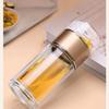 420ML Tea Water Bottle High Borosilicate Glass Double Layer Tea Water Cup Infuser Tumbler Drinkware Water Bottle with Tea Filter