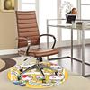 1pc Anime Cat Round Carpet  Cute Design for Office Chair Mat, NonSlip Rug Suitable for Home Decor, Living Room
