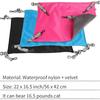 Breathable Cat Hanging Hammock Durable Pet Cage Hammock Universal Cats Plush Hammock  Indoor