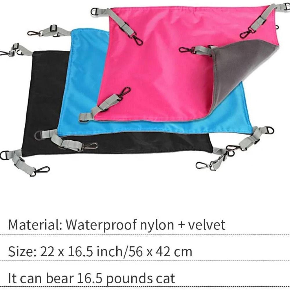 Breathable Cat Hanging Hammock Durable Pet Cage Hammock Universal Cats Plush Hammock Indoor