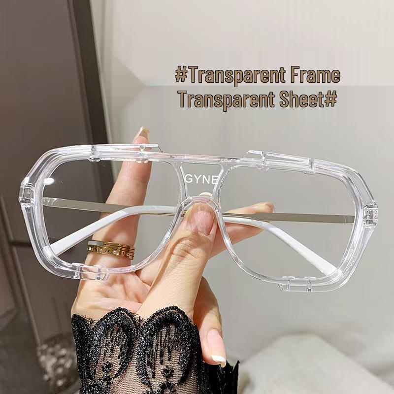 Retro Oversized Square Sunglasses for Men & Women - UV Protection, Trendy & Stylish