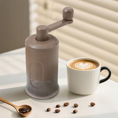 Râșniță de Cafea Manuală Reglabilă Râșniță de Cafea cu Măcinare Lină cu Recipient Transparent pentru Pudră Râșniță Portabilă cu Manivelă pentru Spălare Măcinare Grosieră până la Fină