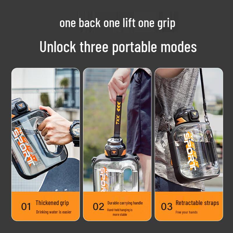TKK Large Capacity Tritan Sports Water Bottle