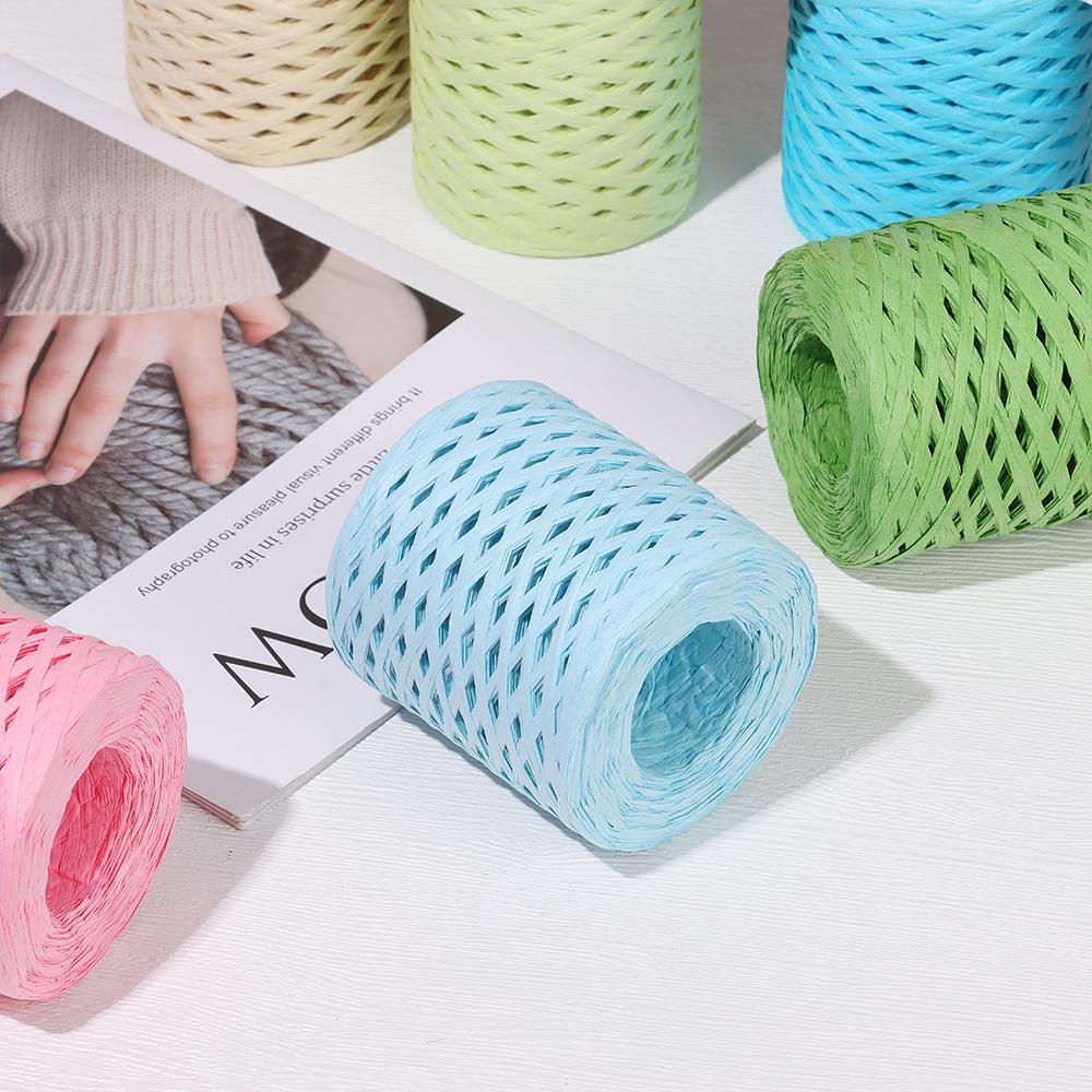 Friendly Paper Rope Used For Weaving Hats Manual Packaging Tape Decorative Rope Braided Rope