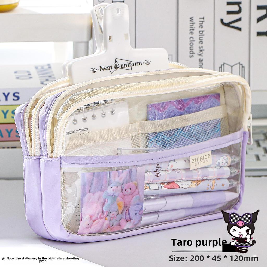 2024 Kids' Transparent Pencil Case - Primary School Model for Boys & Girls