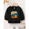 Kids Sweatshirt,Outdoor Camping Fashion TrendyPattern Print, Comfortable And Durable Sweatshirt , Suitable for Spring And Autumn