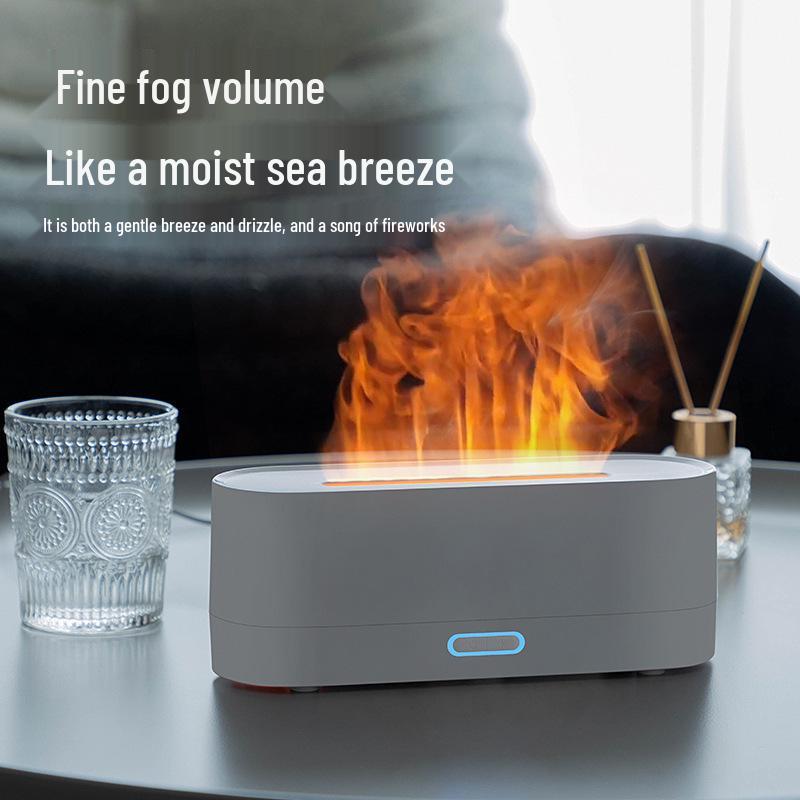 Colorful Flame Aromatherapy USB Humidifier for Home & Hotel