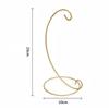 Ornament Hanging Display Stand Iron Stand L Shape Metal Decoration Golden