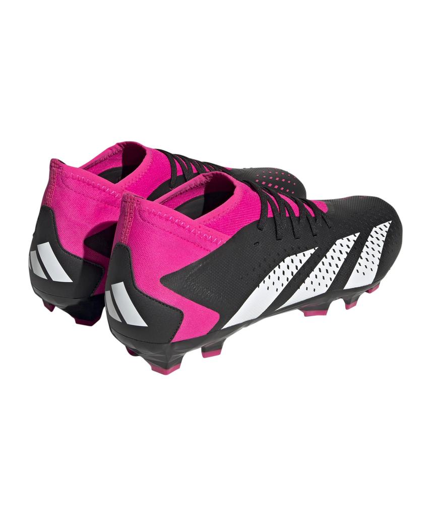 Adidas Predator LTC72 Soccer Core Shock Pink Size Accuracy.3 HG/AG Men's Cleats, Black/Footwear White/Team (GW4631), 25.5cm