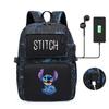 Peripheral Printed Backpack, Large-Capacity Student Schoolbag Usb Computer Bag For Men And Women
