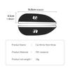 2026 Hot Sticker 2pcs Car Rearview Mirror Rain Eyebrow Stickers Cover Protector For Volkswagen VW Golf Polo 4 5 6 Passat B5 B6 B