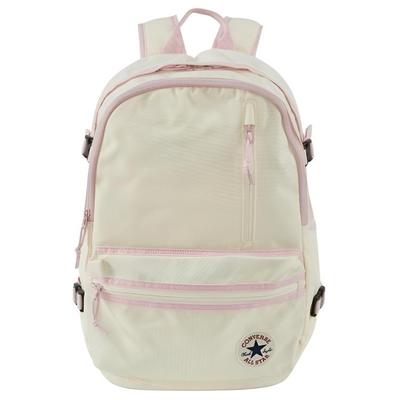 Sports Leisure Brand Logo Embroidery Decoration Polyester Backpack Women Backpack White Pink UA5797-W2Y