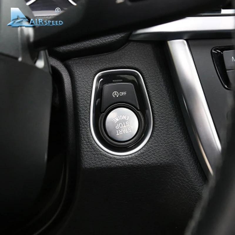 Carbon Fiber Engine Start Button Sticker for BMW 3 Series 5 Series X1 X3 X5 X6 2004-2024