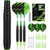 WAY ARRIVAL 19g Soft-Dart-Set, Nickellegierungs-Barrel, für Anfänger bis Fortgeschrittene, enthält 6 Flights und O-Ringe