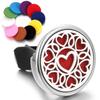 Tree Of Life Insert Car Aromatherapy Gasket Stainless Steel Car Air Outlet Essential Oil Diffuser Fashion Perfume Locket Jewelry