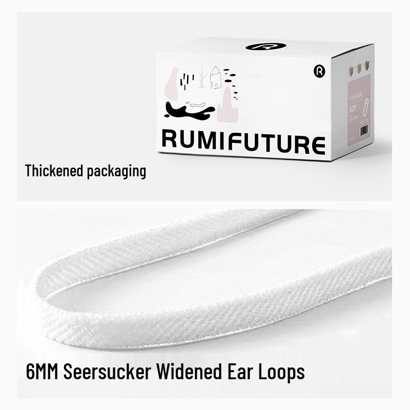 Butterfly-Shaped Golden Wind & Jade Dew Adult Disposable Mask, 3-Layer Protection, Spring/Summer 2025