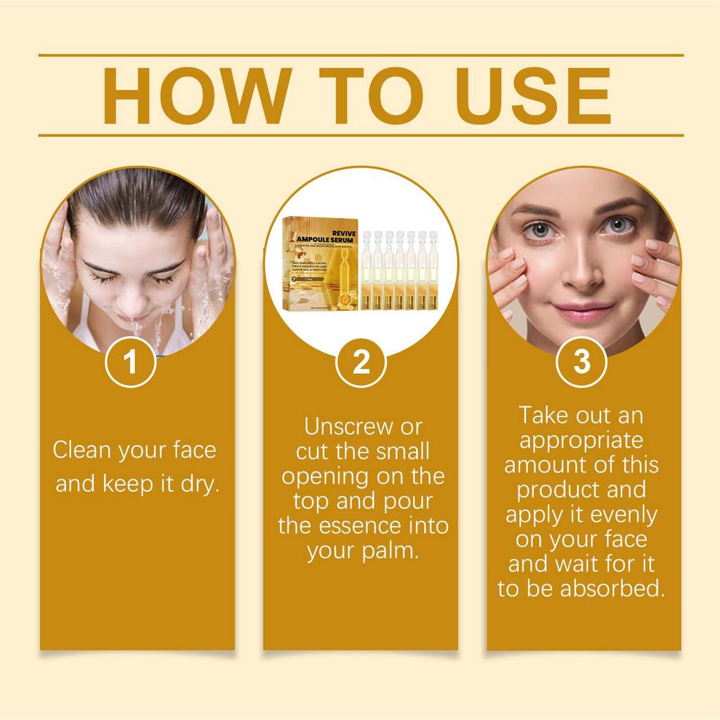 Moisturizing Single-use Ampoule Liquid Gently Nourishes And Moisturizes The Facial Skin, Providing Hydration And Moisture,10.5ML