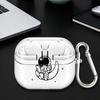 Space Moon Astronaut Clear Earphone Cases Cover With Hook Case For Samsung Galaxy Buds 3 FE 2Pro 4Pro 4 Pro 2 3Pro Live