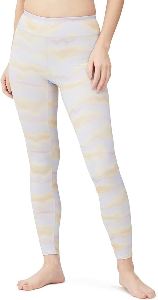 Atsugi Clear Beauty Active Yoga Gradient 49276PS Leggings, Pattern, Women's, Gray,