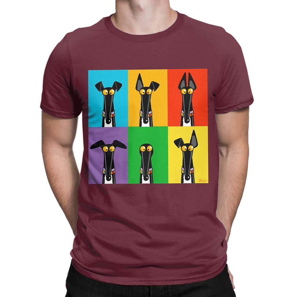 Greyhound Semaphore Funny Graphic 100 Cotton TShirt whippet Tees Tops For Unisex