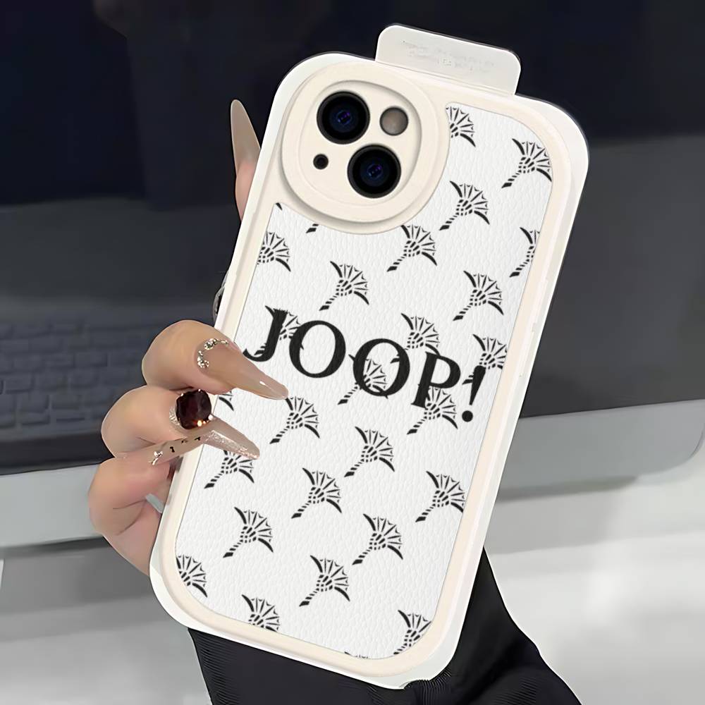 Famous Printed J-JoopS Logo Phone Case For IPhone 16 15 14 13 12 11 Pro Max Plus Leather Shockproof Cover